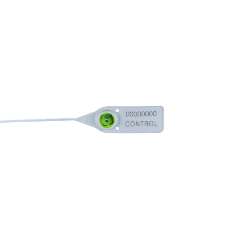Durchziehplomben Arrow, weiss