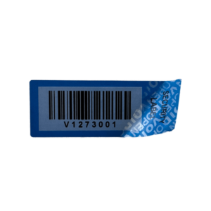 VFsecure Security Label, blau