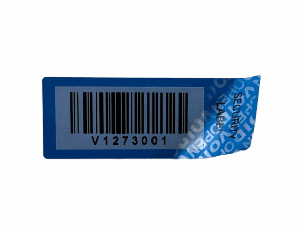 VFsecure Security Label, blau