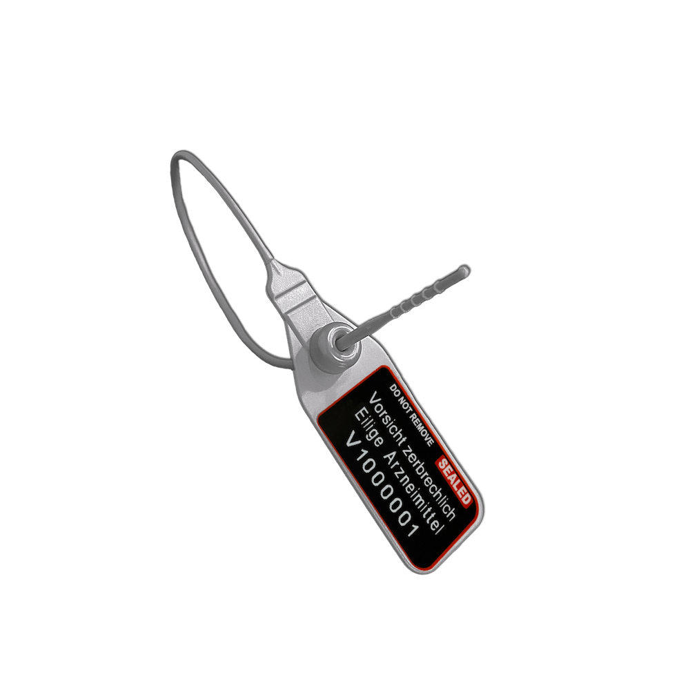 VFsecure Arznei Durchziehplomben, weiss